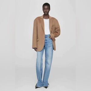 Anine Bing Cashmere Blend Quinn Blazer